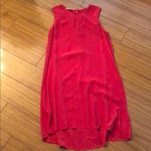 EQUIPMENT hot pink dress